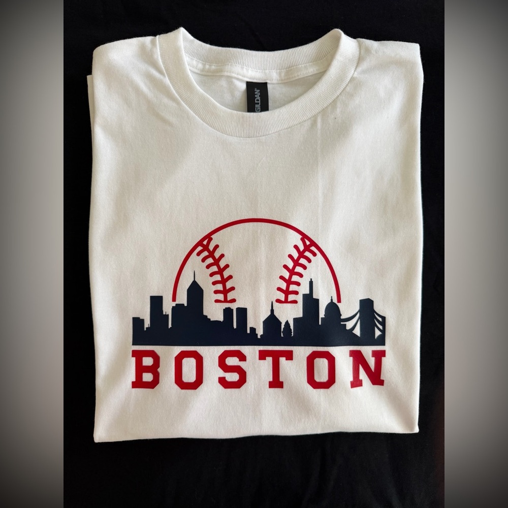 Custom Boston design  T-shirt